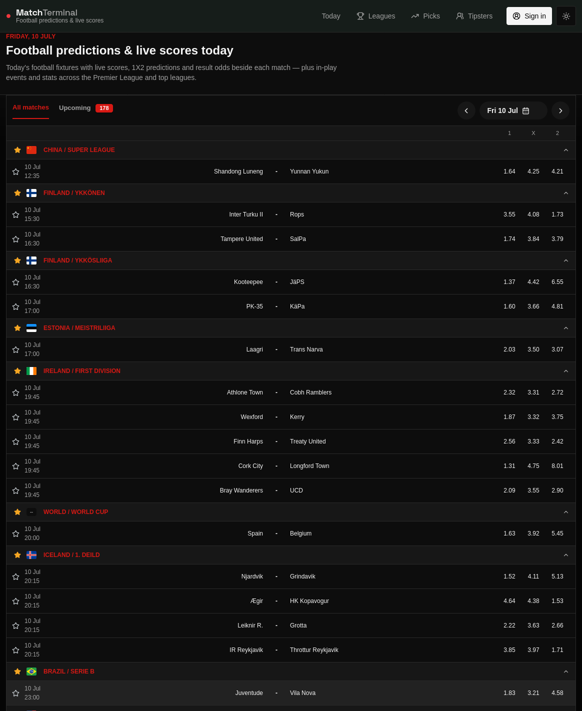 Match Terminal